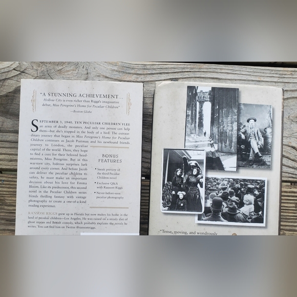 📚 2-PACK BUNDLE 📚 Miss Peregrine's Regular Children Books by Ransom Riggs - Picture 2 of 2